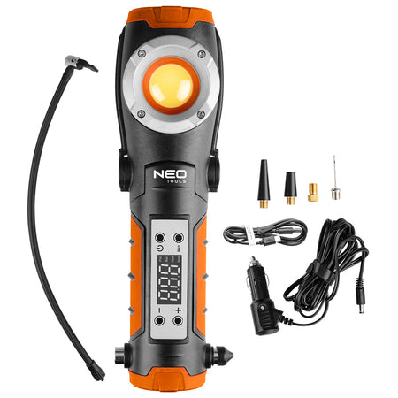 Batériová lampa 800lm s kompresorom od NEO TOOLS nájdeš na naravis.sk