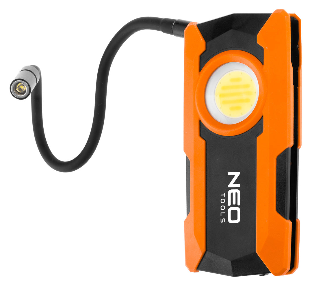 Batériová dielenská lampa s baterkou 1500+100lm od NEO TOOLS nájdeš na naravis.sk