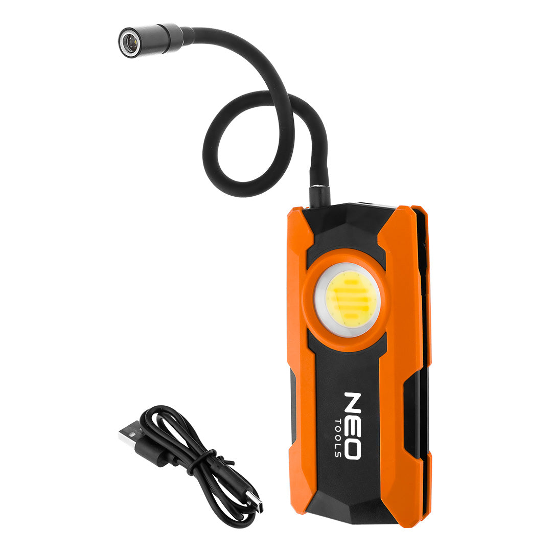 Batériová dielenská lampa s baterkou 1500+100lm od NEO TOOLS nájdeš na naravis.sk