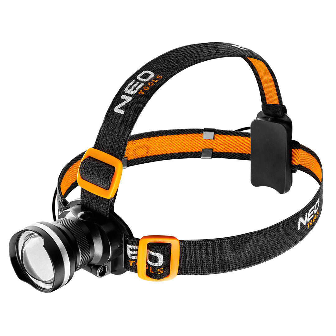 Čelová baterka 400 lum, zoom, CREE R5, 3xAAA od NEO TOOLS nájdeš na naravis.sk