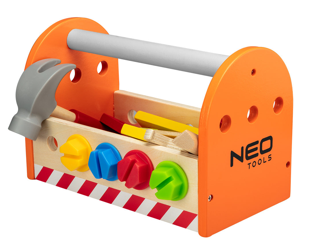 Drevená sada náradia pre deti od NEO TOOLS nájdeš na naravis.sk