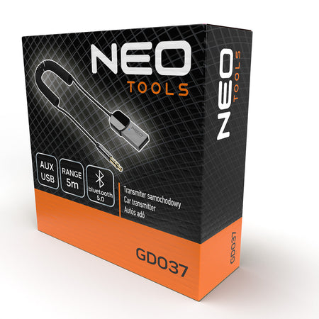 Vysielač do auta AUX-USB od NEO TOOLS nájdeš na naravis.sk