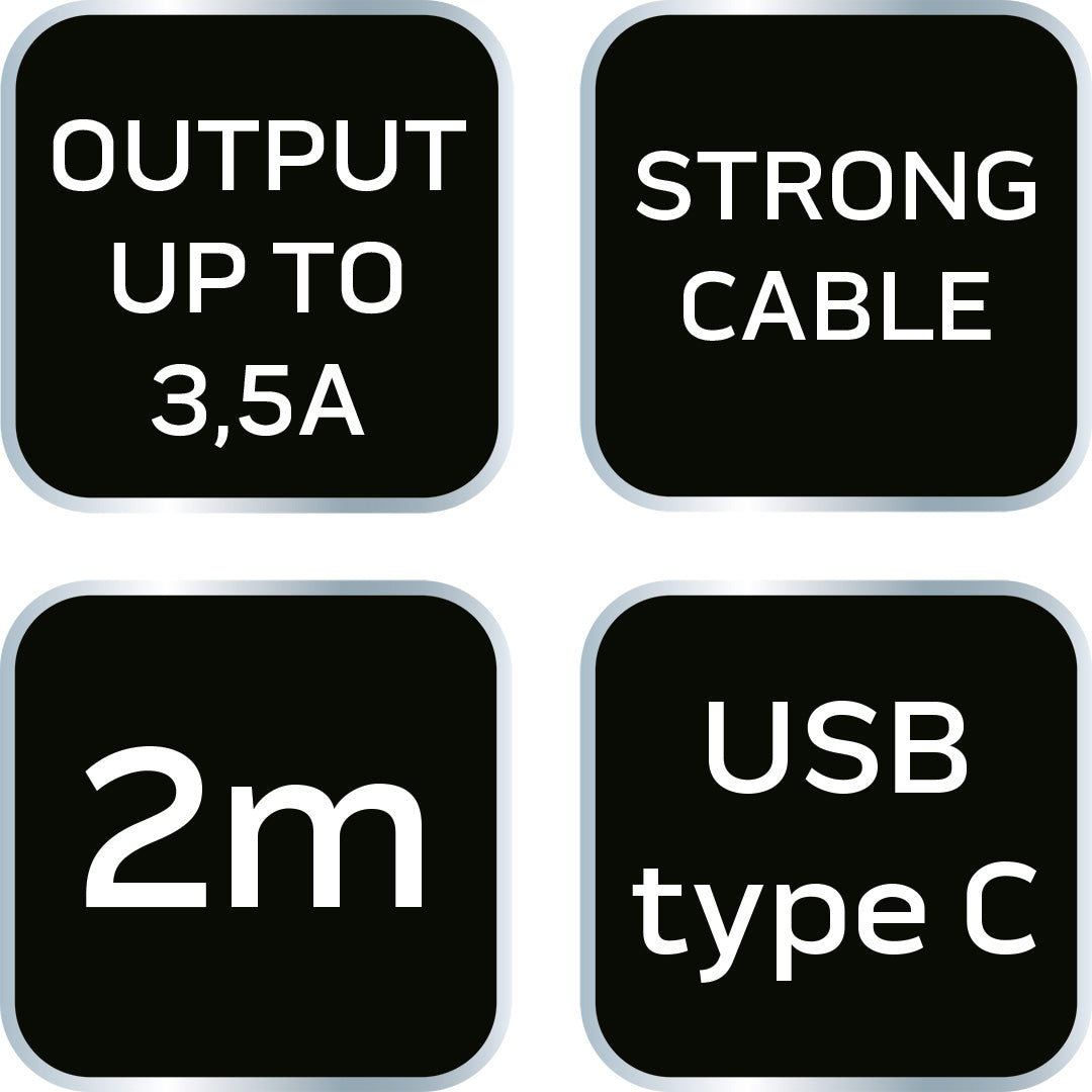 Kábel USB typu C, 2 m od NEO TOOLS nájdeš na naravis.sk