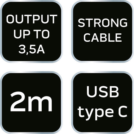 Kábel USB typu C, 2 m od NEO TOOLS nájdeš na naravis.sk