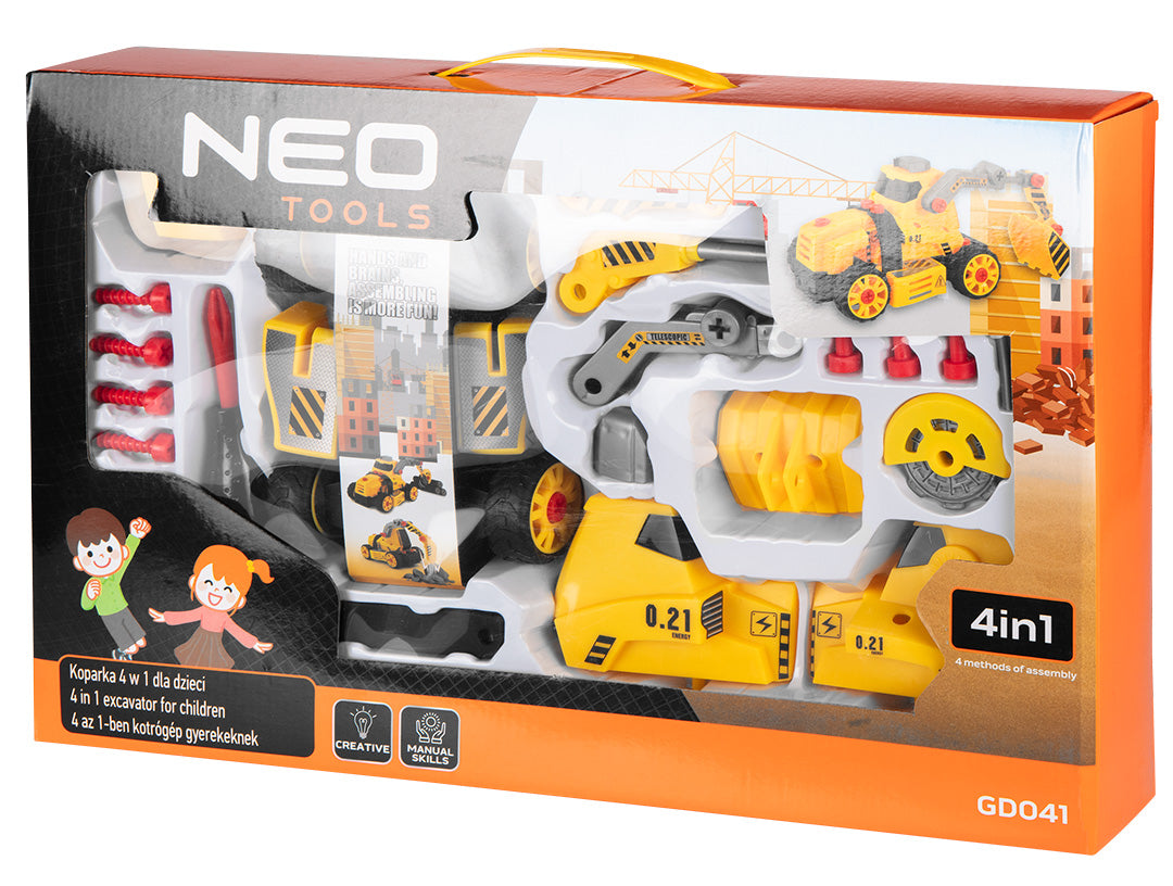 Bager 4 v 1 pre deti od NEO TOOLS nájdeš na naravis.sk